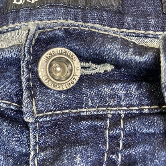 Bke Jeans Alec Men’s 30 Blue Straight Cotton Stretch Western Y2k Mens - Picture 5 of 16